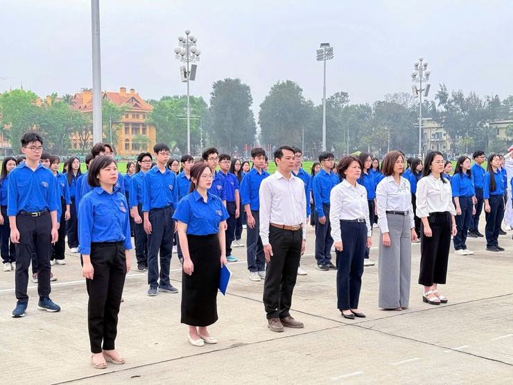 Đoàn cơ sở tổ chức Lễ kết nạp đoàn viên mới đợt 1 năm 2026 chào mừng kỷ niệm 95 năm ngày thành lập Đoàn TNCS Hồ Chí Minh - Ảnh 2.