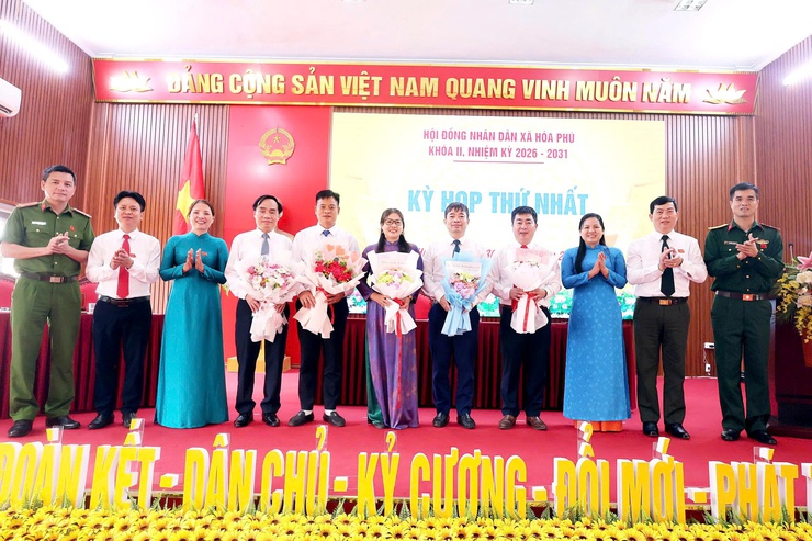 Khai mạc Kỳ họp thứ Nhất – HĐNĐ xã Hòa Phú khóa II nhiệm kỳ 2026-2031- Ảnh 11.