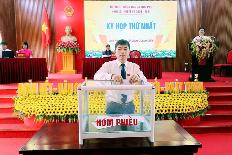 Khai mạc Kỳ họp thứ Nhất – HĐNĐ xã Hòa Phú khóa II nhiệm kỳ 2026-2031- Ảnh 6.