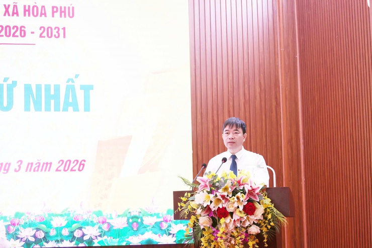 Khai mạc Kỳ họp thứ Nhất – HĐNĐ xã Hòa Phú khóa II nhiệm kỳ 2026-2031- Ảnh 4.