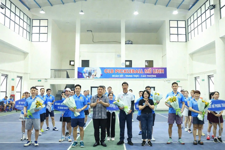 Xã Mê Linh tổ chức thành công Giải Pickleball mở rộng lần thứ II - Năm 2026- Ảnh 1.