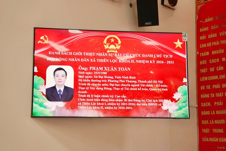 HĐND xã Thiên Lộc khóa II tổ chức kỳ họp thứ Nhất, kiện toàn bộ máy nhiệm kỳ 2026 – 2031- Ảnh 8.