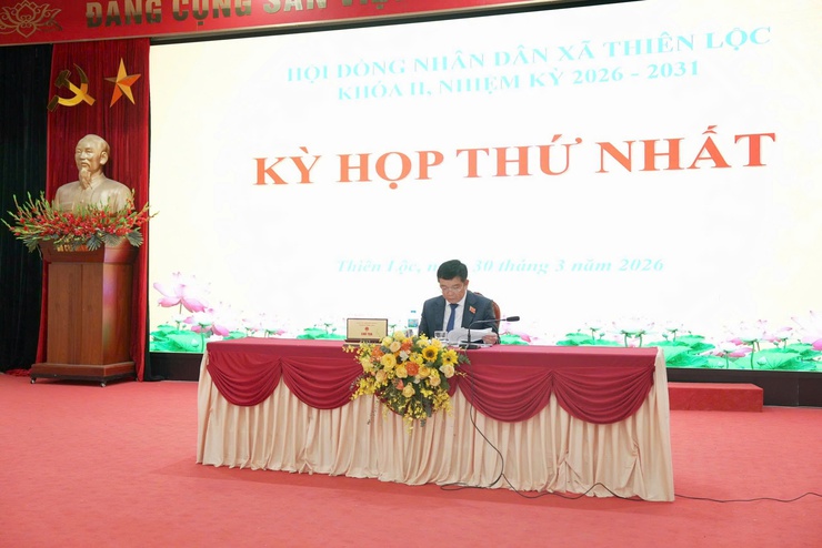 HĐND xã Thiên Lộc khóa II tổ chức kỳ họp thứ Nhất, kiện toàn bộ máy nhiệm kỳ 2026 – 2031- Ảnh 3.