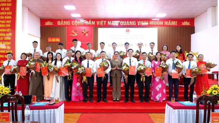 KỲ HỌP THỨ NHẤT HĐND XÃ DÂN HÒA KHÓA XXIV, NHIỆM KỲ 2026-2031 THÀNH CÔNG TỐT ĐẸP- Ảnh 2.