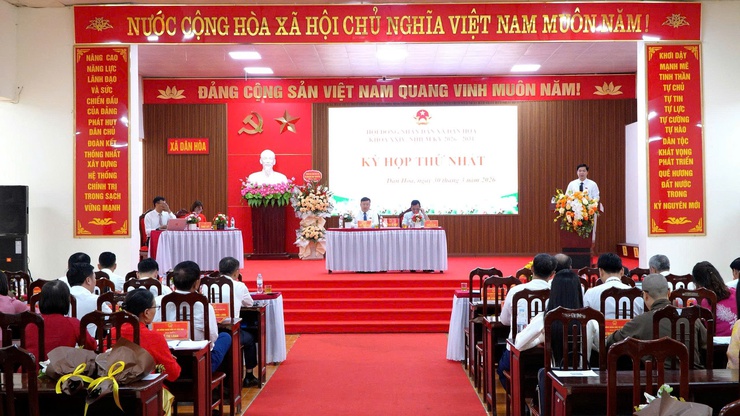KỲ HỌP THỨ NHẤT HĐND XÃ DÂN HÒA KHÓA XXIV, NHIỆM KỲ 2026-2031 THÀNH CÔNG TỐT ĐẸP- Ảnh 14.