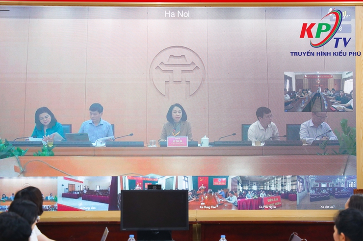 Xã Kiều Phú Tham dự cuộc họp trực tuyến triển khai các nhiệm vụ trọng tâm về công tác phòng, chống dịch bệnh trên địa bàn thành phố.- Ảnh 1.