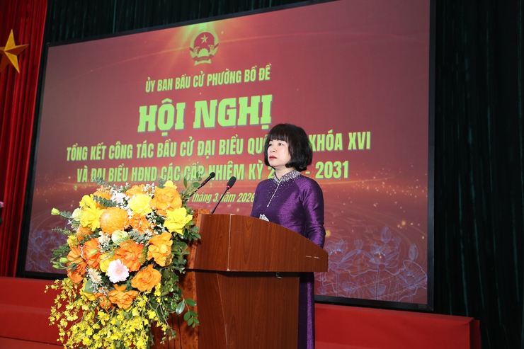 PHƯỜNG BỒ ĐỀ TỔNG KẾT CÔNG TÁC BẦU CỬ, VINH DỰ NHẬN BẰNG KHEN CỦA CHỦ TỊCH UBND THÀNH PHỐ
- Ảnh 3.