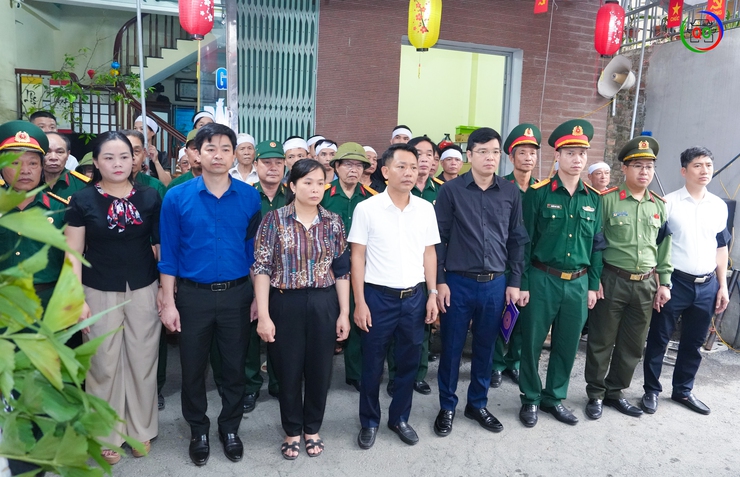 UBND xã Quốc Oai long trọng tổ chức Lễ truy điệu và an táng hài cốt Liệt sĩ Nguyễn Duy Lập- Ảnh 1.