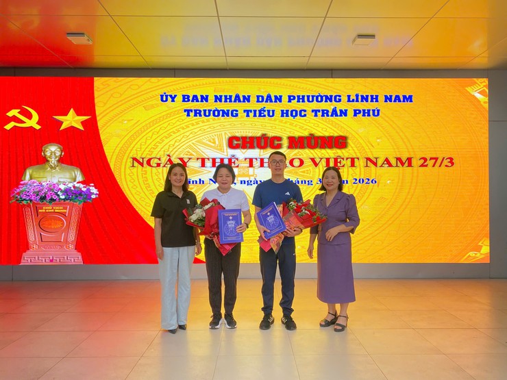 TRƯỜNG TIỂU HỌC TRẦN PHÚ SÔI NỔI CÁC HOẠT ĐỘNG CHÀO MỪNG NGÀY THỂ THAO VIỆT NAM 27/3- Ảnh 1.