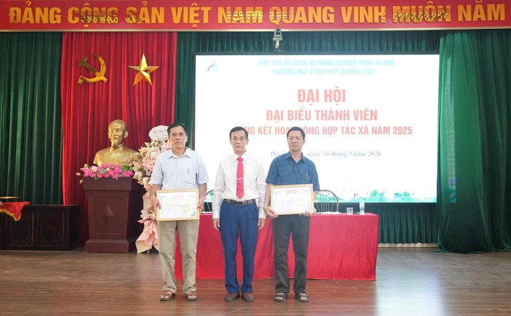 HTX Dịch vụ Nông nghiệp Kinh doanh thương mại tổng hợp Dương Liễu tổ chức Đại hội đại biểu thành viên tổng kết hoạt động năm 2025- Ảnh 10.