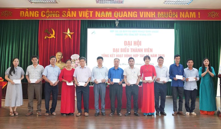 HTX Dịch vụ Nông nghiệp Kinh doanh thương mại tổng hợp Dương Liễu tổ chức Đại hội đại biểu thành viên tổng kết hoạt động năm 2025- Ảnh 12.