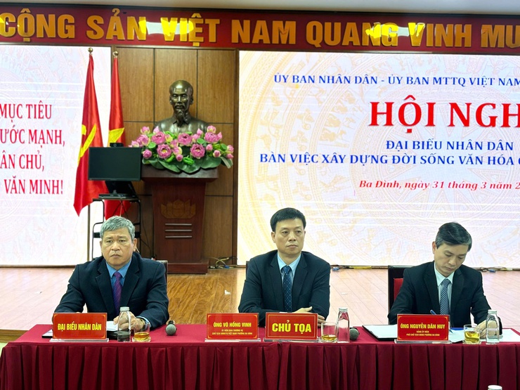 Hội nghị đại biểu Nhân dân phường Ba Đình: Quyết tâm nâng cao chất lượng đời sống văn hóa- Ảnh 2.