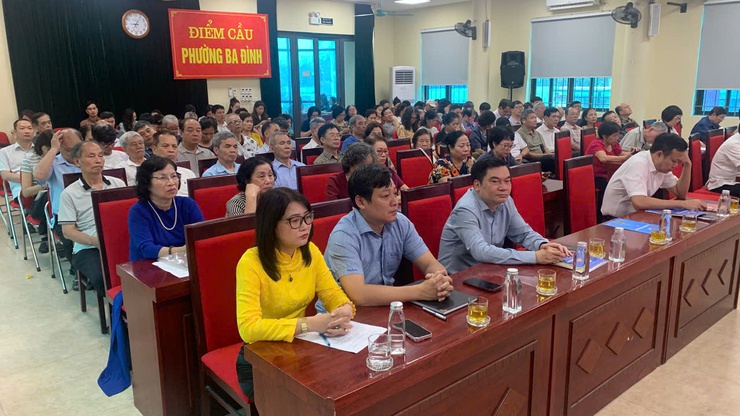 Hội nghị đại biểu Nhân dân phường Ba Đình: Quyết tâm nâng cao chất lượng đời sống văn hóa- Ảnh 3.