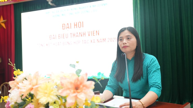 HTX Dịch vụ Nông nghiệp Kinh doanh thương mại tổng hợp Dương Liễu tổ chức Đại hội đại biểu thành viên tổng kết hoạt động năm 2025- Ảnh 2.