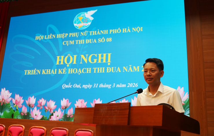 Cụm thi đua số 8 Hội Liên hiệp Phụ nữ thành phố Hà Nội triển khai chương trình công tác năm 2026- Ảnh 2.