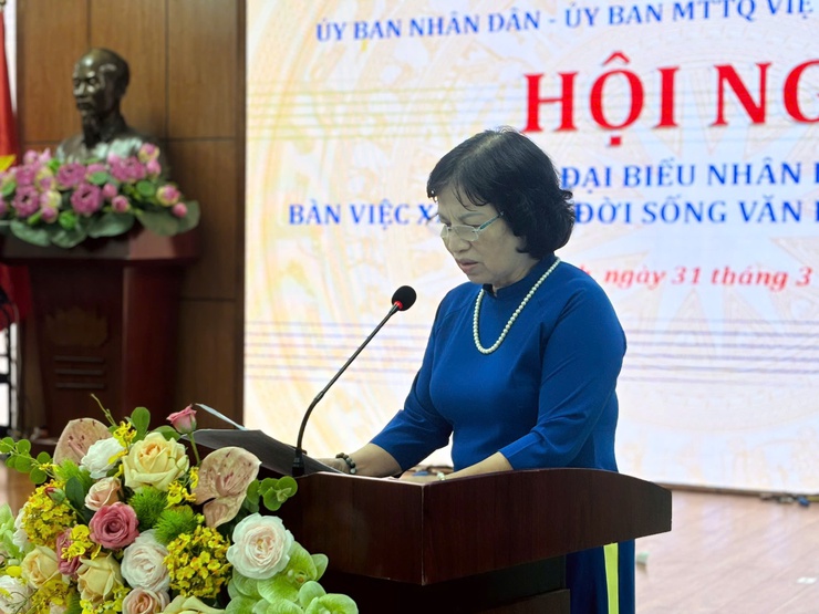 Hội nghị đại biểu Nhân dân phường Ba Đình: Quyết tâm nâng cao chất lượng đời sống văn hóa- Ảnh 7.