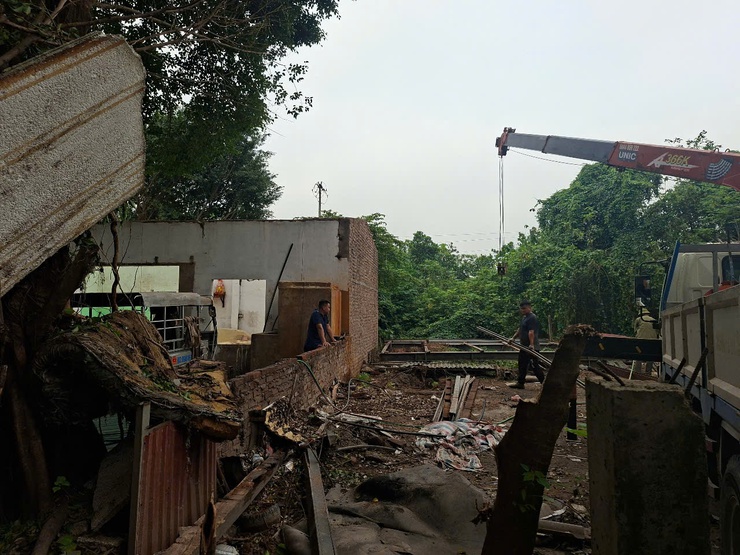 Xã Vĩnh Thanh: Phát huy vai trò lãnh đạo, 24/24 hộ đồng thuận tháo dỡ vi phạm tại khu phía Tây cầu Thăng Long- Ảnh 5.