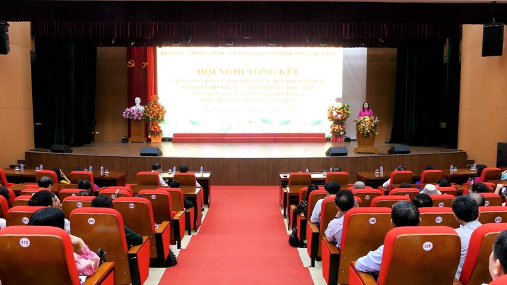 PHƯỜNG CẦU GIẤY: TỔNG KẾT CÔNG TÁC BẦU CỬ ĐẠI BIỂU QUỐC HỘI KHÓA XVI VÀ ĐẠI BIỂU HĐND CÁC CẤP NHIỆM KỲ 2026-2031; SƠ KẾT CÔNG TÁC GIẢI PHÓNG MẶT BẰNG TRÊN ĐỊA BÀN PHƯỜNG- Ảnh 1.