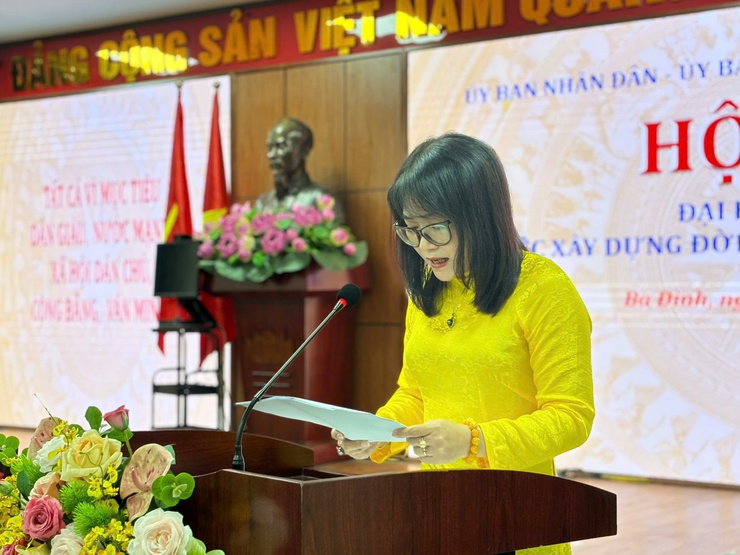 Hội nghị đại biểu Nhân dân phường Ba Đình: Quyết tâm nâng cao chất lượng đời sống văn hóa- Ảnh 5.