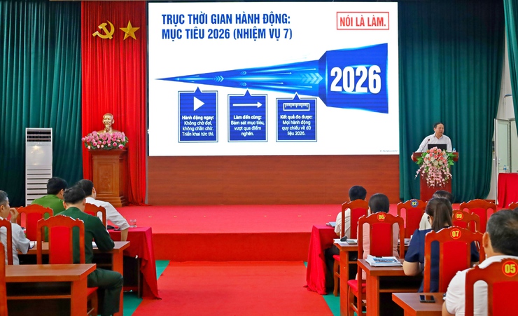 Đảng ủy phường Tùng thiện quán triệt các văn bản  trọng của Trung ương và Thành ủy Hà Nội ; Phát động Cuộc thi chính luận về bảo vệ nền tảng tư tưởng của Đảng năm 2026- Ảnh 2.