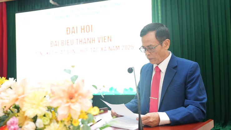 HTX Dịch vụ Nông nghiệp Kinh doanh thương mại tổng hợp Dương Liễu tổ chức Đại hội đại biểu thành viên tổng kết hoạt động năm 2025- Ảnh 5.