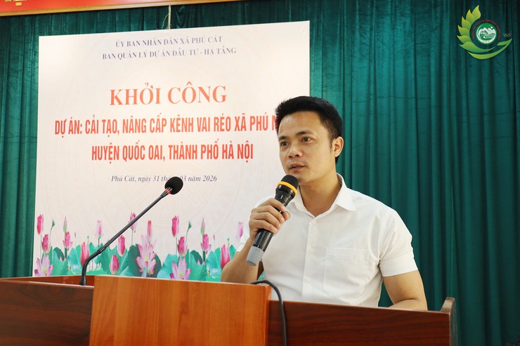 Phú Cát khởi công công trình cải tạo, nâng cấp kênh Vai Réo- Ảnh 2.