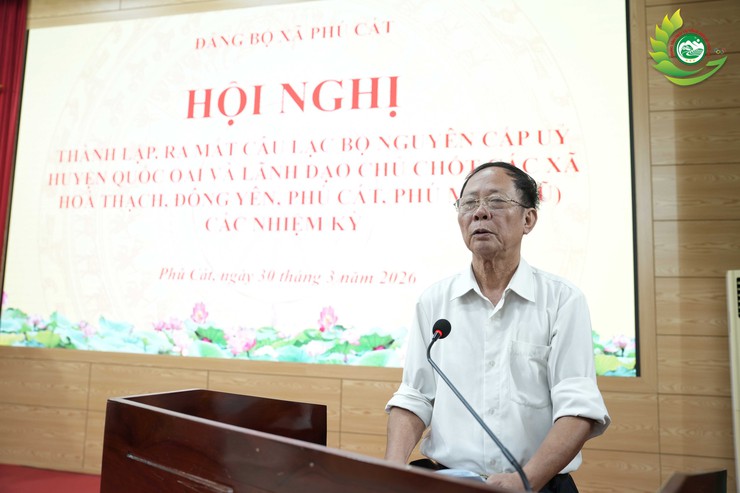 Phú Cát: Ra mắt CLB Nguyên Cấp ủy huyện Quốc Oai và lãnh đạo chủ chốt các xã Hòa Thạch, Đông Yên, Phú Cát, Phú Mãn (cũ) các nhiệm kỳ- Ảnh 2.