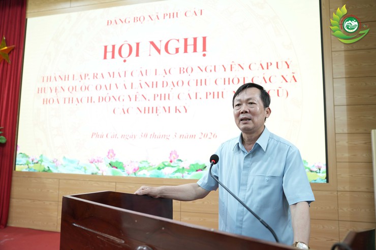 Phú Cát: Ra mắt CLB Nguyên Cấp ủy huyện Quốc Oai và lãnh đạo chủ chốt các xã Hòa Thạch, Đông Yên, Phú Cát, Phú Mãn (cũ) các nhiệm kỳ- Ảnh 3.