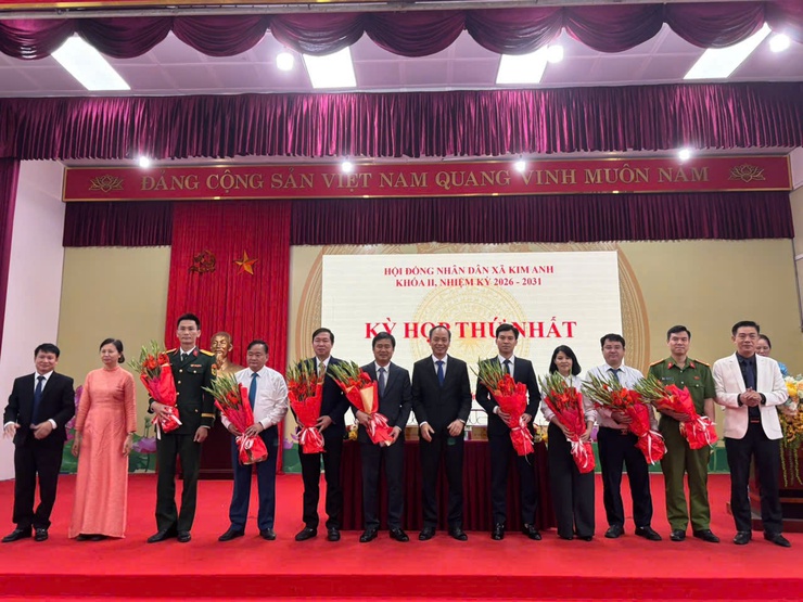 KỲ HỌP THỨ NHẤT HĐND XÃ KIM ANH KHÓA II, NHIỆM KỲ 2026 – 2031: KHỞI ĐẦU MỚI – KHÁT VỌNG MỚI – NIỀM TIN MỚI- Ảnh 4.