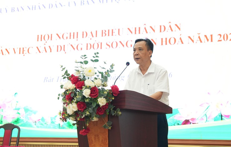 Bát Tràng tổ chức Hội nghị đại biểu nhân dân bàn việc xây dựng đời sống văn hóa năm 2026- Ảnh 2.