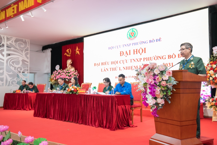 Đại hội Đại biểu Hội Cựu thanh niên xung phong phường Bồ Đề lần thứ I, nhiệm kỳ 2026–2031 thành công tốt đẹp- Ảnh 3.