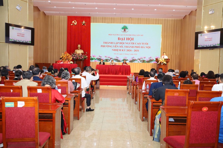 Đại hội đại biểu Hội Người cao tuổi phường Yên Sở lần thứ nhất, nhiệm kỳ 2026-2031- Ảnh 6.