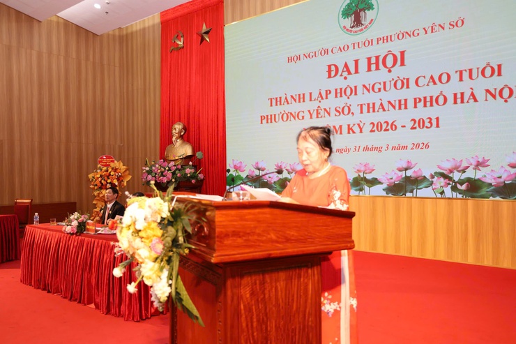 Đại hội đại biểu Hội Người cao tuổi phường Yên Sở lần thứ nhất, nhiệm kỳ 2026-2031- Ảnh 4.