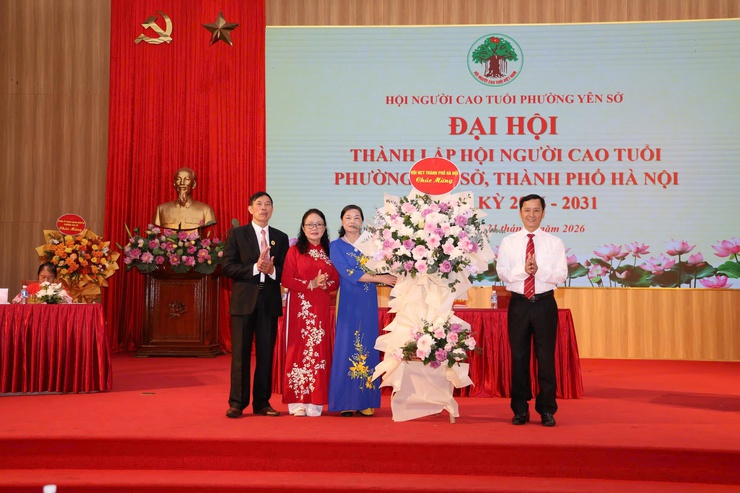Đại hội đại biểu Hội Người cao tuổi phường Yên Sở lần thứ nhất, nhiệm kỳ 2026-2031- Ảnh 2.