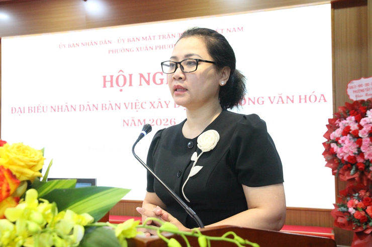 Phường Xuân Phương tổ chức Hội nghị đại biểu nhân dân bàn việc xây dựng đời sống văn hóa năm 2026- Ảnh 7.