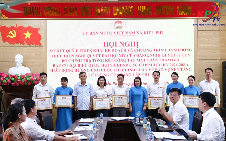 Ủy ban MTTQ Việt Nam xã Kiều Phú tổ chức Hội nghị giao ban sơ kết công tác Mặt trận quý I, triển khai nhiệm vụ Quí II, năm 2026- Ảnh 9.