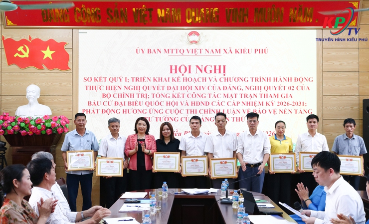 Ủy ban MTTQ Việt Nam xã Kiều Phú tổ chức Hội nghị giao ban sơ kết công tác Mặt trận quý I, triển khai nhiệm vụ Quí II, năm 2026- Ảnh 8.