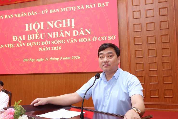 Bất Bạt tổ chức hội nghị đại biểu Nhân dân bàn việc xây dựng đời sống văn hóa ở cơ sở năm 2026- Ảnh 5.