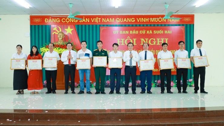 Suối Hai tổng kết công tác bầu cử đại biểu Quốc hội khóa XVI và đại biểu HĐND các cấp nhiệm kỳ 2026–2031- Ảnh 10.