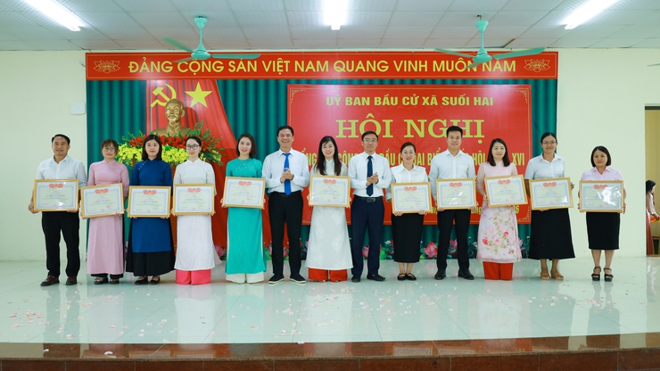 Suối Hai tổng kết công tác bầu cử đại biểu Quốc hội khóa XVI và đại biểu HĐND các cấp nhiệm kỳ 2026–2031- Ảnh 7.