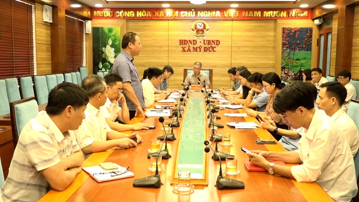 UBND xã Mỹ Đức đánh giá kết quả công tác chỉ đạo, điều hành Quý I năm 2026 - Ảnh 3.