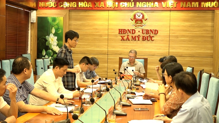 UBND xã Mỹ Đức đánh giá kết quả công tác chỉ đạo, điều hành Quý I năm 2026 - Ảnh 7.