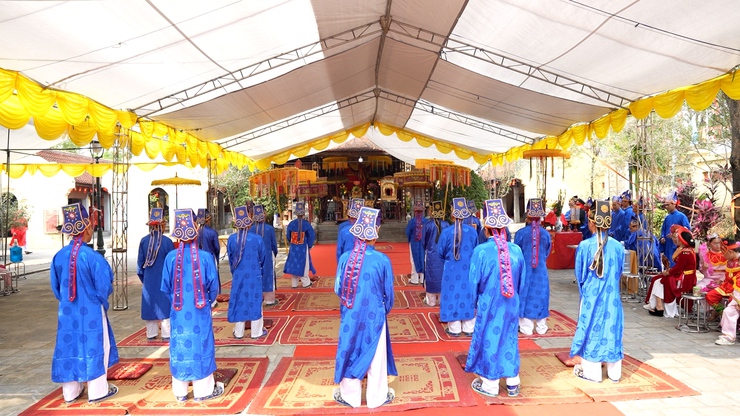 Hợp tế hai làng Dương Liễu và Quế Dương tưởng nhớ đến công đức to lớn của Đức Thành Hoàng- Ảnh 1.