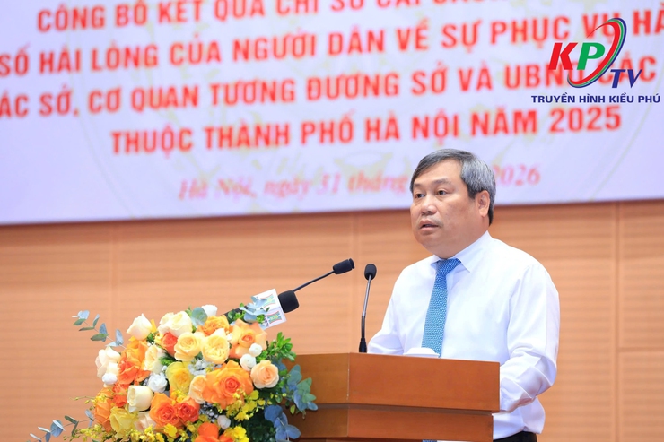 UBND thành phố Hà Nội tổ chức Hội nghị công bố kết quả Chỉ số cải cách hành chính năm 2025- Ảnh 4.