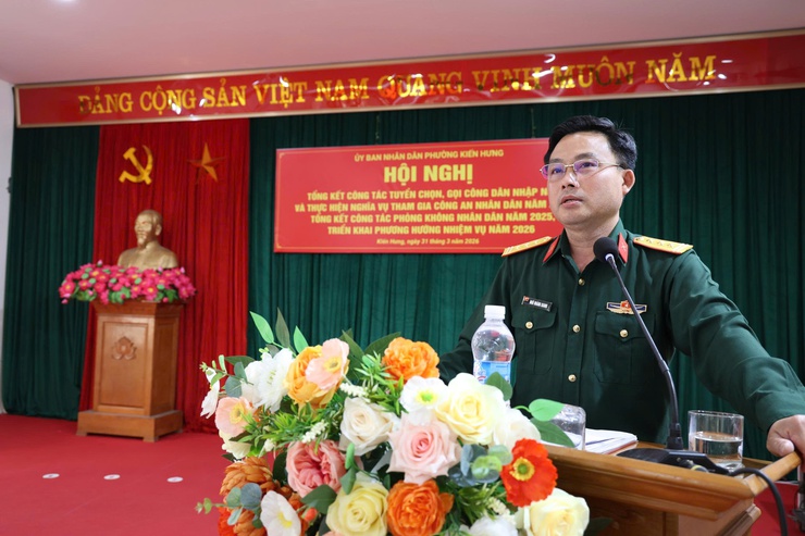 Kiến Hưng hoàn thành toàn diện công tác tuyển quân năm 2026- Ảnh 4.