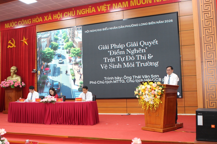 Phường Long Biên tổ chức thành công Hội nghị đại biểu Nhân dân năm 2026: Phát huy dân chủ, kiến tạo đời sống văn hóa từ cơ sở- Ảnh 2.