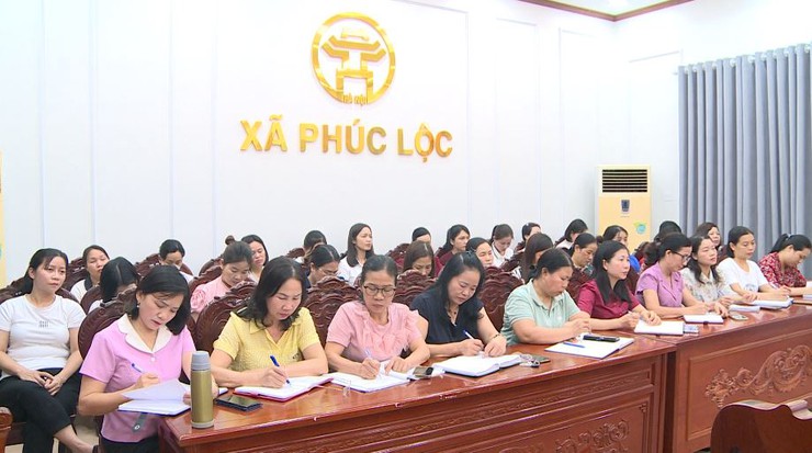 UBND xã Phúc Lộc tổ chức Hội nghị làm việc với các trường học trên địa bàn xã về công tác an toàn thực phẩm- Ảnh 6.