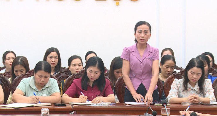 UBND xã Phúc Lộc tổ chức Hội nghị làm việc với các trường học trên địa bàn xã về công tác an toàn thực phẩm- Ảnh 4.