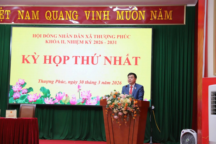 Xã Thượng Phúc: Tổ chức thành công Kỳ họp thứ nhất HĐND xã khóa II, nhiệm kỳ 2026–2031- Ảnh 2.