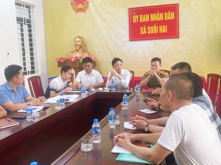 UBND xã Suối Hai làm việc với các hộ vi phạm trên đất nông nghiệp tại thôn 7, thôn 9 và thôn An Hòa- Ảnh 1.